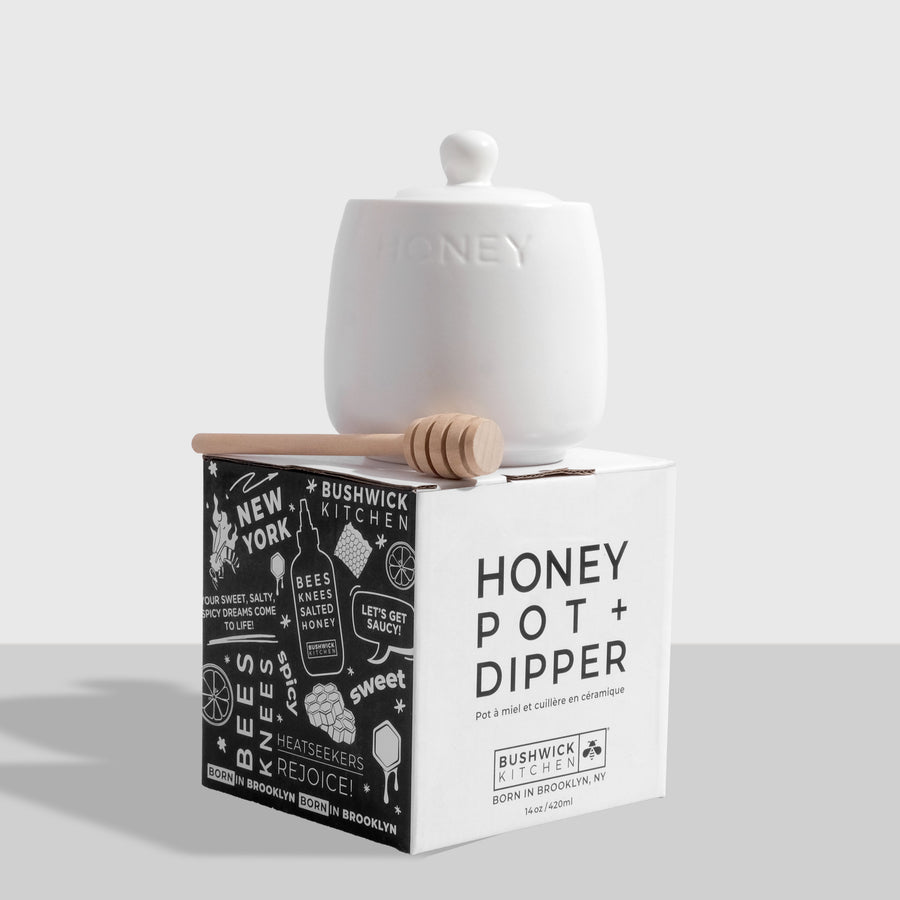 Honey Pot with Dipper - Golden Nook Dipper Discovery