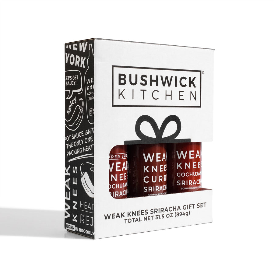 Weak Knees Sriracha Gift Set - Nimble Nook Gift Discovery